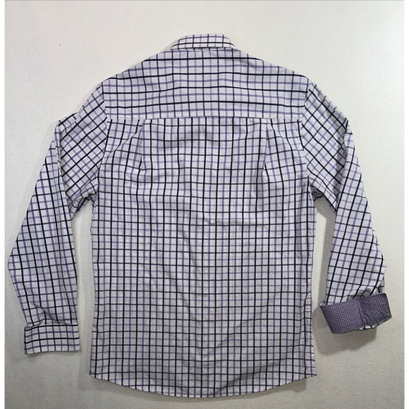 Nick Graham Everywhere Men's Button Up Flip Cuff Shirt Size 15.5 x 34-35 long sl - Picture 8 of 8